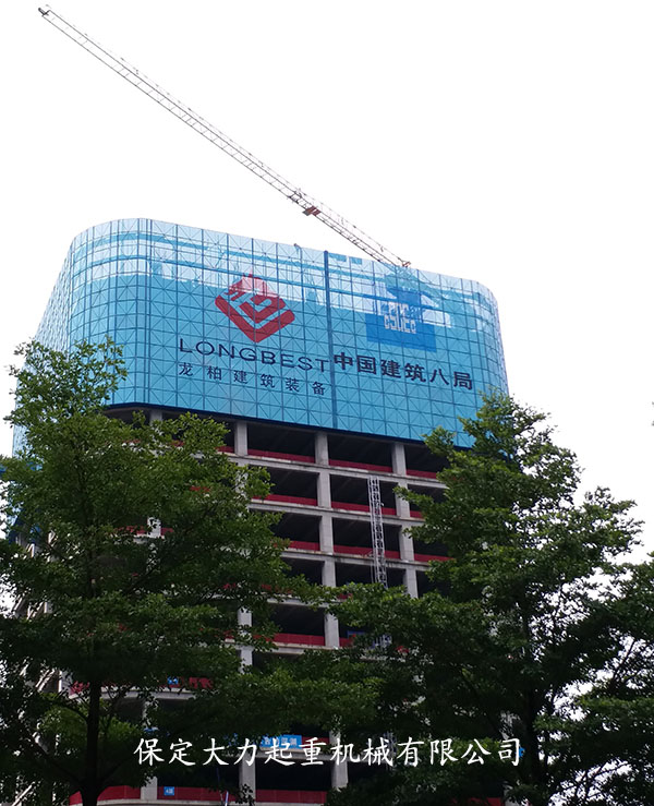 河北大力建筑爬架電動葫蘆在信息產(chǎn)業(yè)園的應(yīng)用